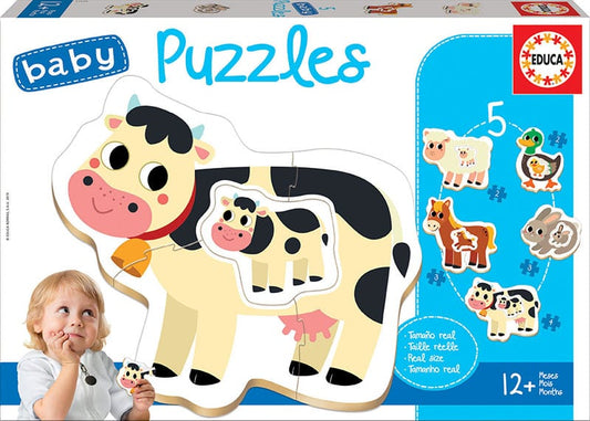 BABY PUZZLES ANIMALES GRANJA - 101142