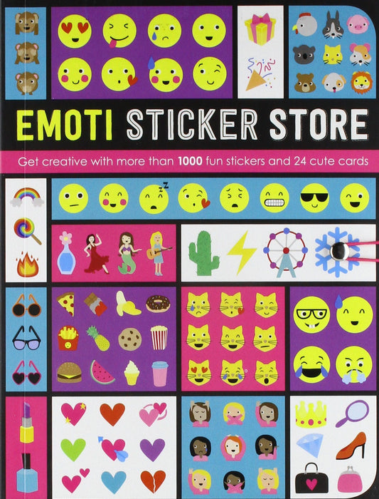 STICKER ACTIVITY BOOKS EMOTI STICKER STORE - 106596