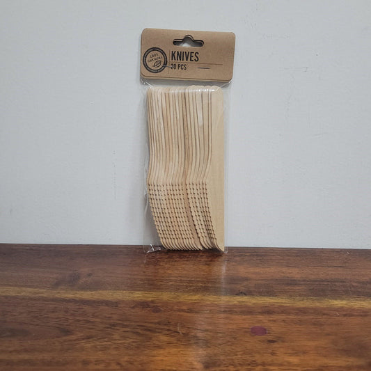 CUBIERTOS DE MADERA CUCHILLOS - 107950 -  - .