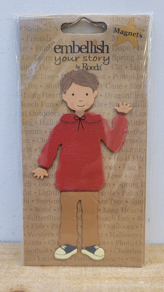 5"H JACOB BOY MAGNET - 111761 -  - .
