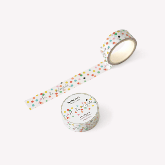 Washi tape 15mmx5m - SÉ LA ALEGRÍA - 112386