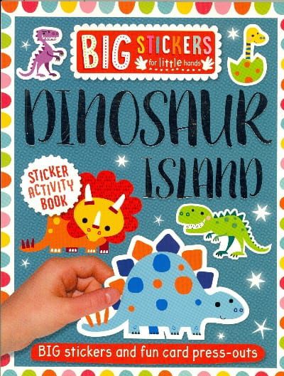 DINOSAUR ISLAND BIG STICKERS FOR LITTLE HANDS  -  - 114476