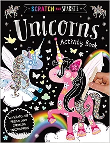 SCRATCH AND SPARKLE UNICORNS ACTIVITY BOOK - 114481