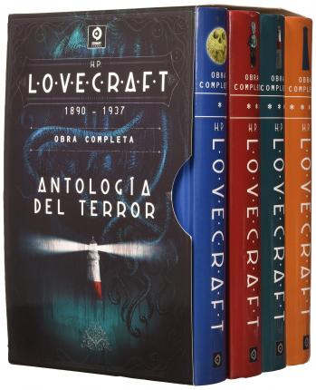 H.P. LOVECRAFT ESTUCHE OBRA COMPLETA 4 VOLUMENES  -  - 114791