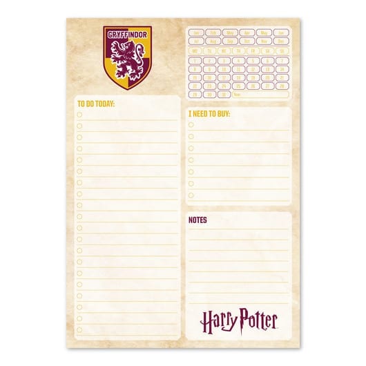 BLOC NOTAS DE ESCRITORIO HARRY POTTER GRYFFINDOR - 114882