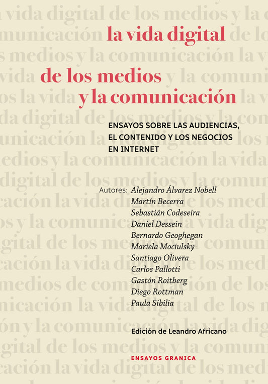 VIDA DIGITAL DE LOS MEDIOS Y LA COMUNICA  -  - 115405