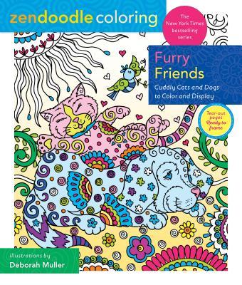 FURRY FRIENDS CUDDLY CATS AND DOGS TO COLOR AND DISPLAY - 121280