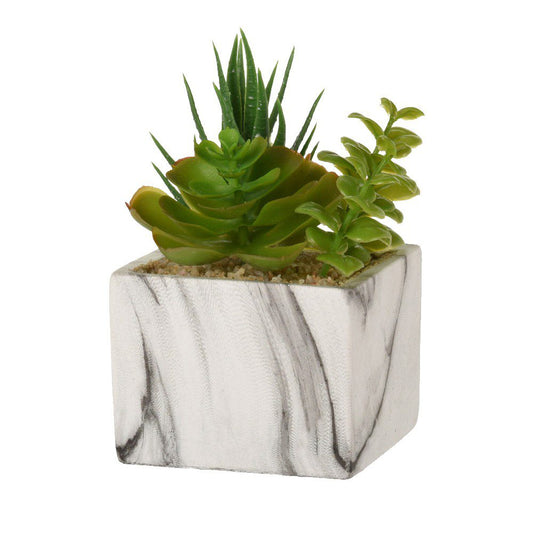 ARTIFICIAL PLANT SQUARE POT - 122289 -  - .