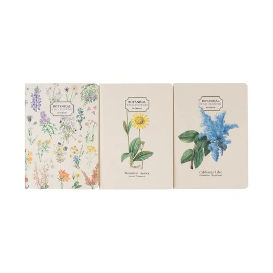 PACK 3 CUADERNOS A6 WILD FLOWERS KOKONOTE - 132234