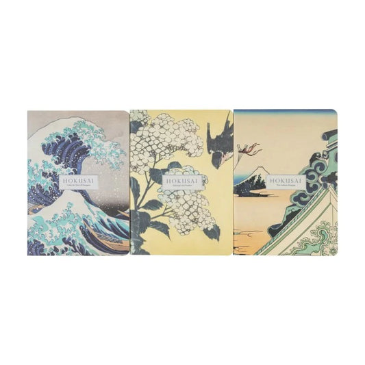 PACK 3 CUADERNOS A6 HOKUSAI KOKONOTE - 132236