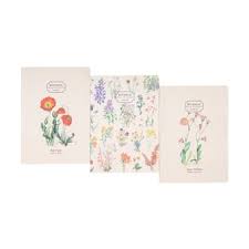 PACK 3 CUADERNOS A5 WILD FLOWERS KOKONOTE - 132250