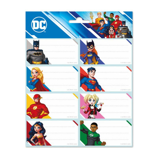 ETIQUETAS ADHESIVAS DC COMICS. - 135671