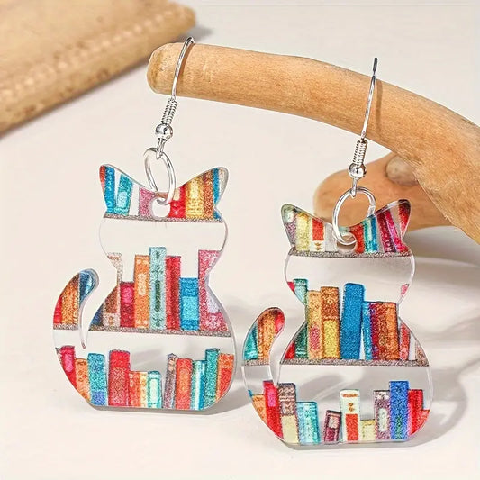 Pendientes de gatito estantería
