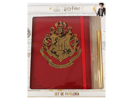 Libreta Harry Potter, con bolígrafo -96 hojas
