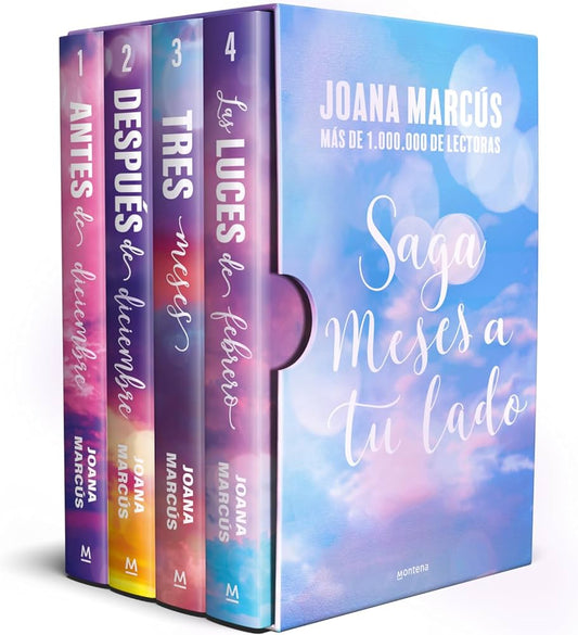 PREVENTA - Estuche Saga Meses a tu lado (edición estuche con las 4 novelas) - Joana Marcus