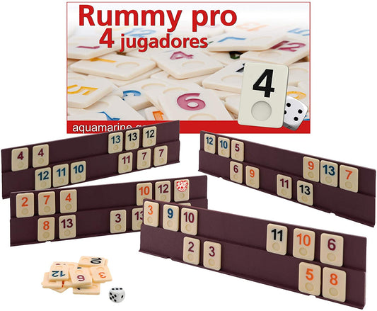 AQUAMARINE RUMMY PRO 4 JUGADORES -  - .