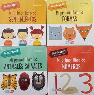 MI PRIMER LIBRO DE LOS (SENTIMIENTOS, NUMEROS,ANIMALES SALVAJES,FORMAS MONTESSORI) BBWSK0008 -  - VS13540