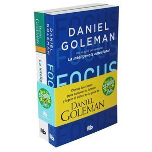 PAQUETE DANIEL GOLEMAN: FOCUS/INTELIGENCIA EMOCIONAL - GOLEMAN, DANIEL - VS13119