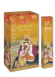 HEM 15 GMS RS MYRRH MASALA SMALL BOX 12ST - 83583