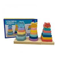 COLORFUL ANIMAL SET OF PILLARS -  - VP001850