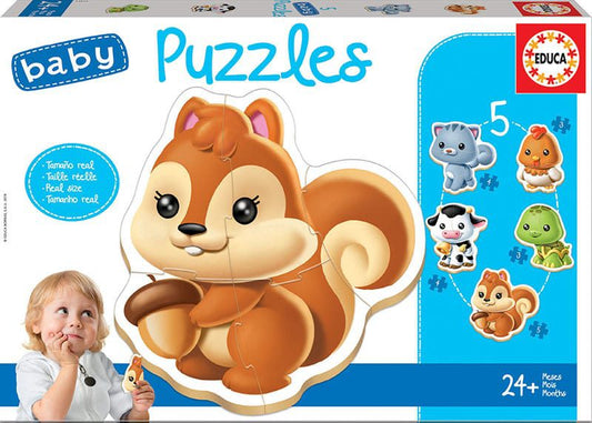 BABY PUZZLES ANIMALES - 94046