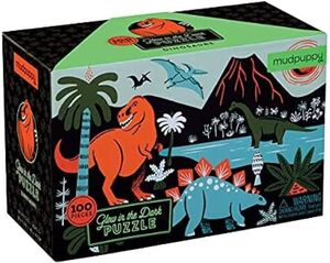 DINOSAUR GLOW IN THE DARK PUZZLE (100 PIECES) -  - VP001119