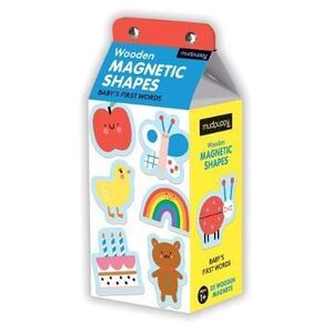 BABYS FIRST WORDS WOODEN MAGNETIC SHAPES -  - VP002153