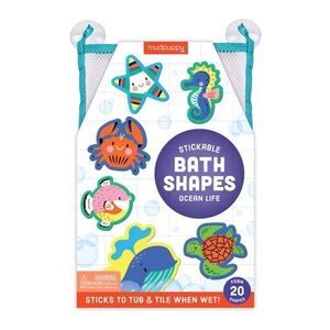 OCEAN LIFE STICKABLE FOAM BATH SHAPES - BUURLAGE, MARIJKE - VP001670