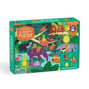 FRUITY JUNGLE 60 PIECE SCRATCH AND SNIFF PUZZLE -  - VP002487