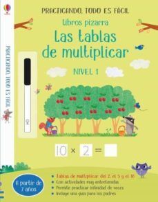 TABLAS DE MULTIPLICAR LIBRO PIZARRA - AA.VV - VP001728