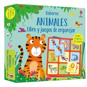 ANIMALES LIBRO Y JUEGOS DE EMPAREJAR -  - VP002916