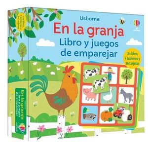 EN LA GRANJA (LIBRO Y JUEGOS DE EMPAREJAR) - KATE NOLAN - VP002925