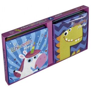 2PK LIBROS PARA EL BAÑO: EL UNICORNIO MAGICO/EL DINOSAURIO JUGUETON -  - VP003417