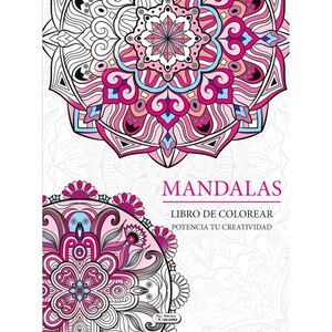 LIBRO PARA COLOREAR MANDALAS ROSA CPC171 -  - VP003974