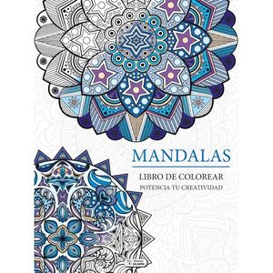 LIBRO PARA COLOREAR MANDALAS AZUL CPC171 -  - VP002449