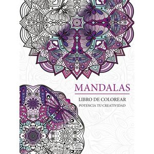 LIBRO PARA COLOREAR MANDALAS MORADO CPC171 -  - VP002448