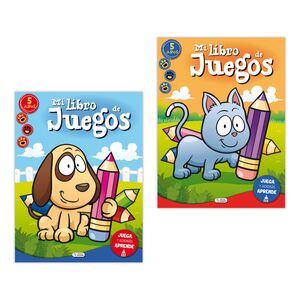 PACK MI LIBRO DE JUEGOS (GATO Y PERRO) -  - VP002276