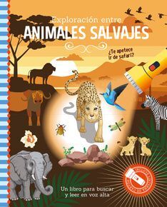 EN BUSCA DE ANIMALES SALVAJES  - LIBRO CON LINTERNA -  - VP002523