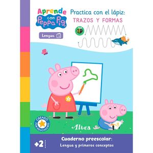 APRENDO CON PEPPA. TRAZOS Y FORMAS -  - VS14054