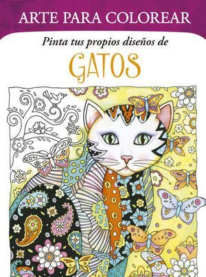 ARTE PARA COLOREAR. PINTA TUS PROPIOS DISEÑOS DE GATOS -  - VS13657