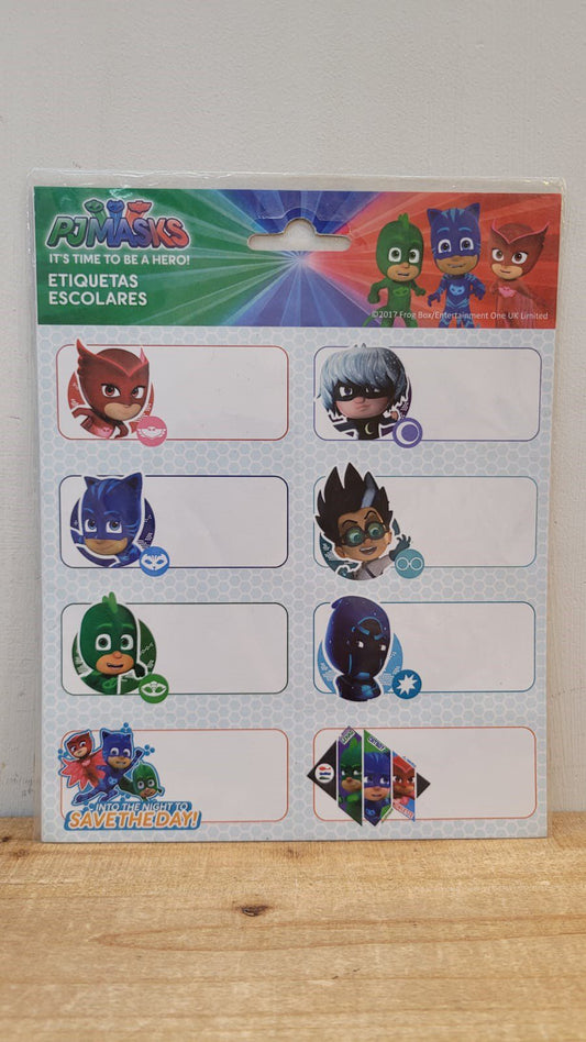 ETIQUETAS GR PJ MASKS - 98806