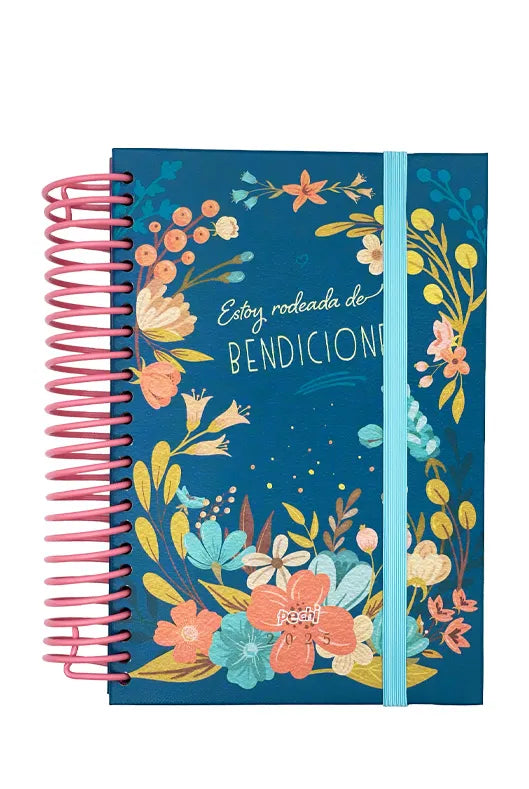 AGENDA PECHI ESPIRAL 2025 ESTOY RODEADA DE BENDICIONES ANILLADA / FS00375