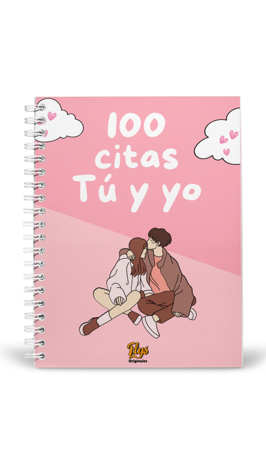 100 citas tu y yo - Flys originales (Diseño Pareja cute) - FL000130