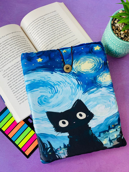 FUNDA - NOCHE ESTRELLADA GATITO -  FS003