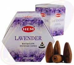 HEM LAVENDER BACKFLOW CONES - 113977