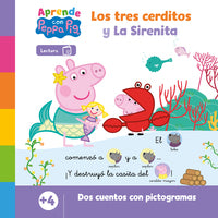 Aprende con Peppa Pig - Los tres cerditos y La Sirenita - Hasbro; eOne - .