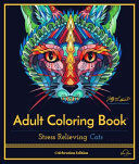 ADULT COLORING BOOK: STRESS RELIEVING CATS - BLUE STAR PRESS