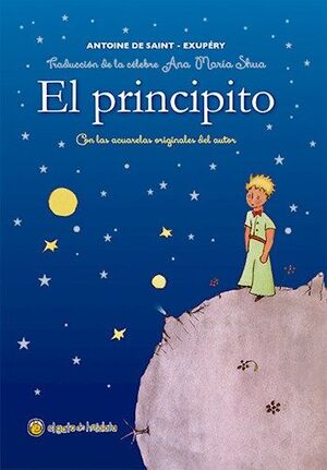 EL PRINCIPITO (PORTADA AZUL) CON ACUARELAS ORIGINA - EDG EDICIONES