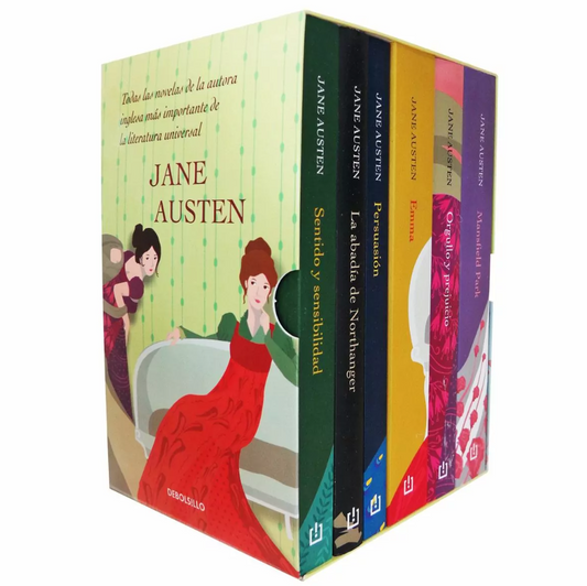 Paquete Jane Austen. Mansfield Park / La Abadía De Northanger / Persuasión / Emma / Sentido Y Sensibilidad / Orgullo Y Prejuicio (Caja)